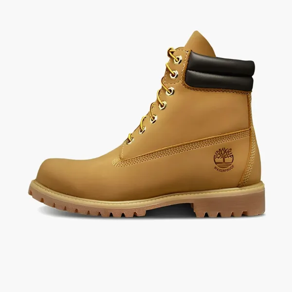 Timberland 6 Inch Classic Waterproof Wide Fit Boots Wheat Nubuck