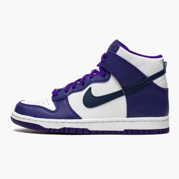 Nike Dunk High GS Electro Purple Midnght Navy