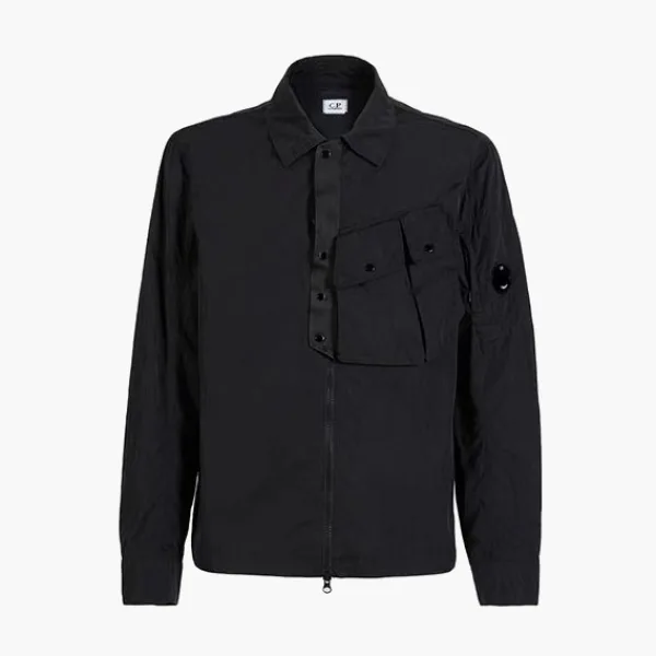 C.P. Company Nylon Overshirt Black