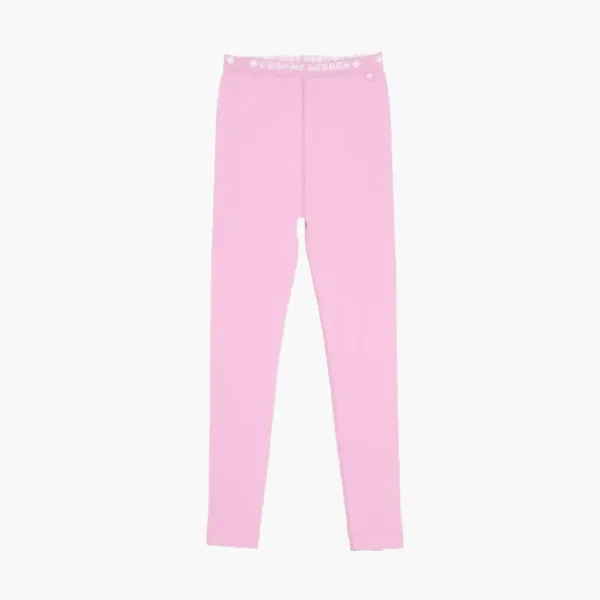 Chrome Hearts Logo Leggings Baby Pink