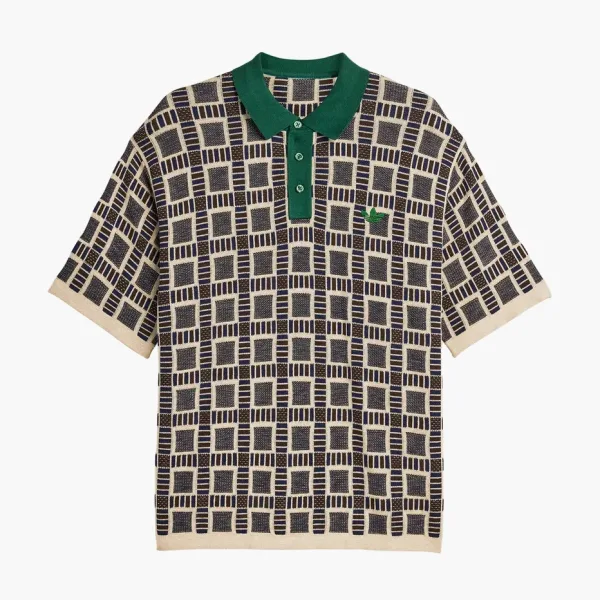 Adidas Originals x Brain Dead Polo Shirt Brown