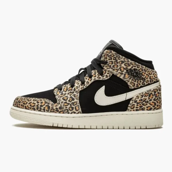 Air Jordan 1 Mid SE GS Cheetah