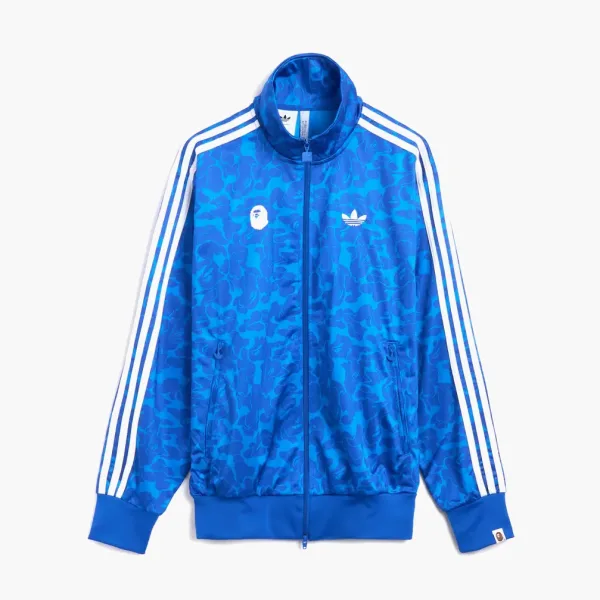 Adidas Originals x A Bathing Ape Football Men's Track Jacket Blue