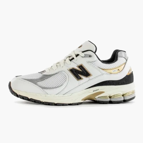 New Balance 2002R White/Black/Gold