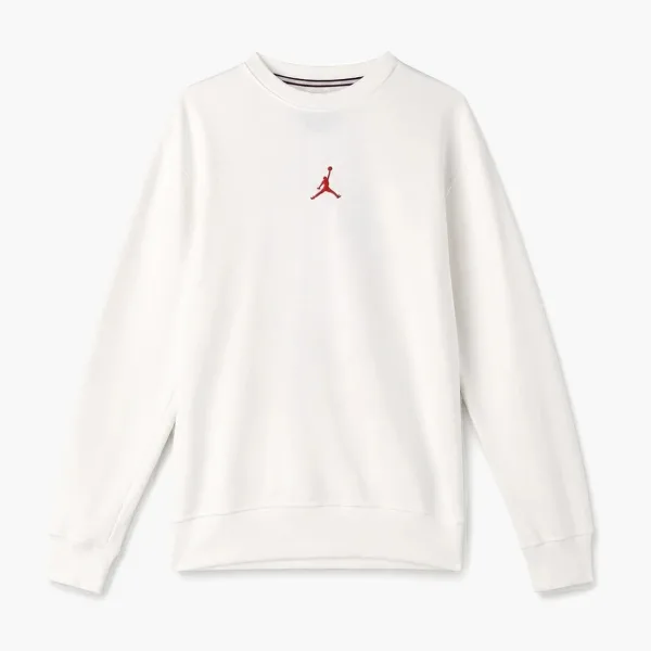 Jordan Flight Fleece Crew Sweatshirt White