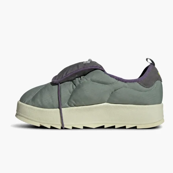 Adidas Puffylette Silver Green