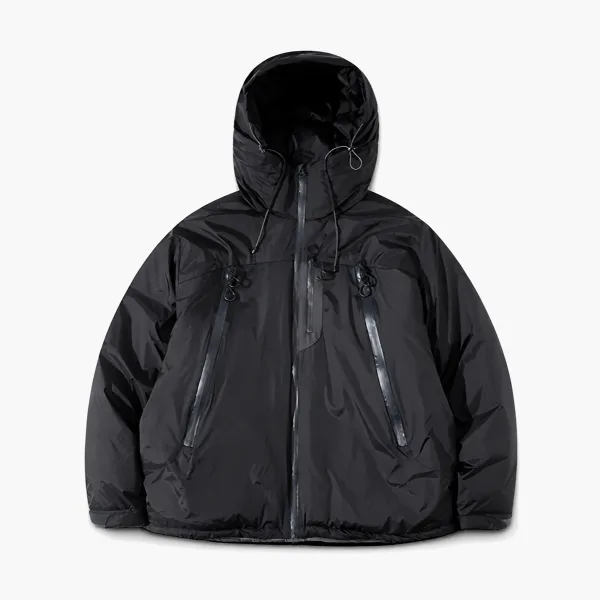 Nothomme Lightweight Hooded Down Jacket Duck Down Moonless Black