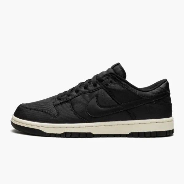 Nike Dunk Low Retro PRM Black Canvas