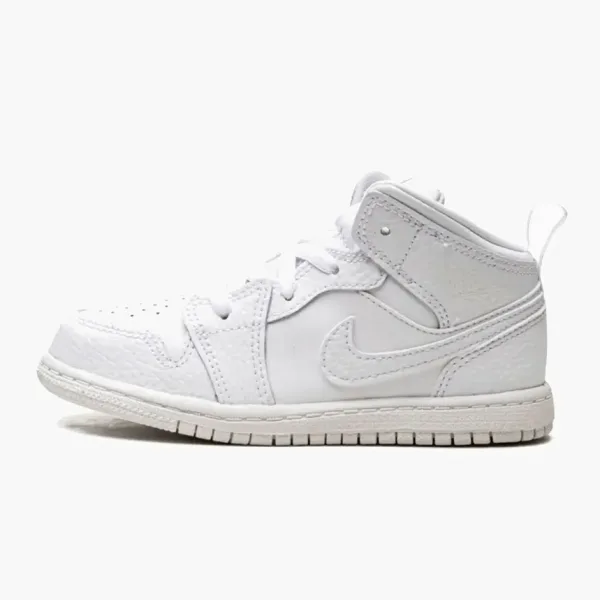 Air Jordan 1 Mid TD Triple White