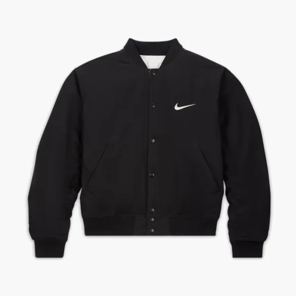 Stussy x Nike Reversible Varsity Jacket Black/Sail