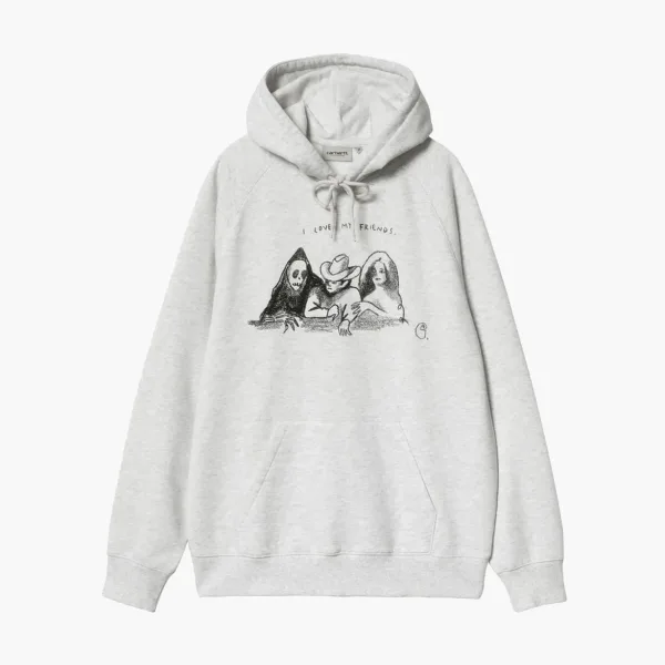 Carhartt WIP SS24 Hooded Pepe Friends Sweat
