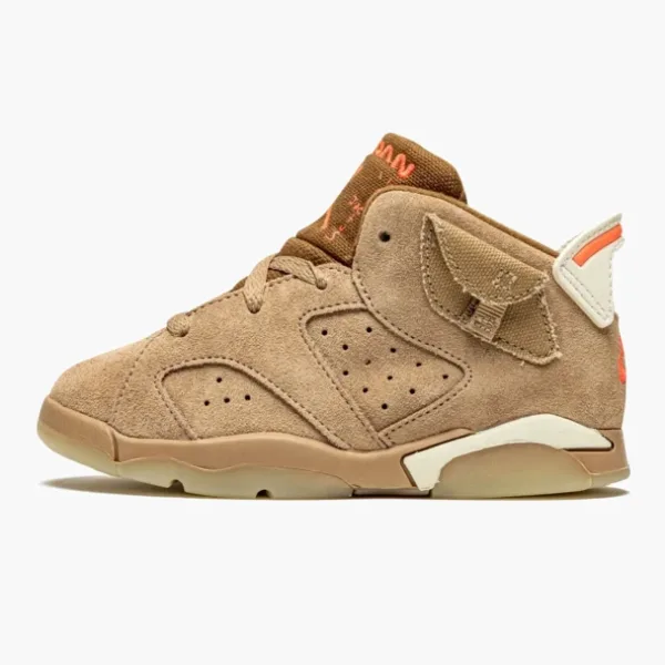 Air Jordan 6 Retro TD Travis Scott - British Khaki