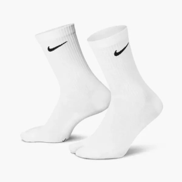 Nike Everyday Plus Cushioned Crew Socks 3 Pairs White