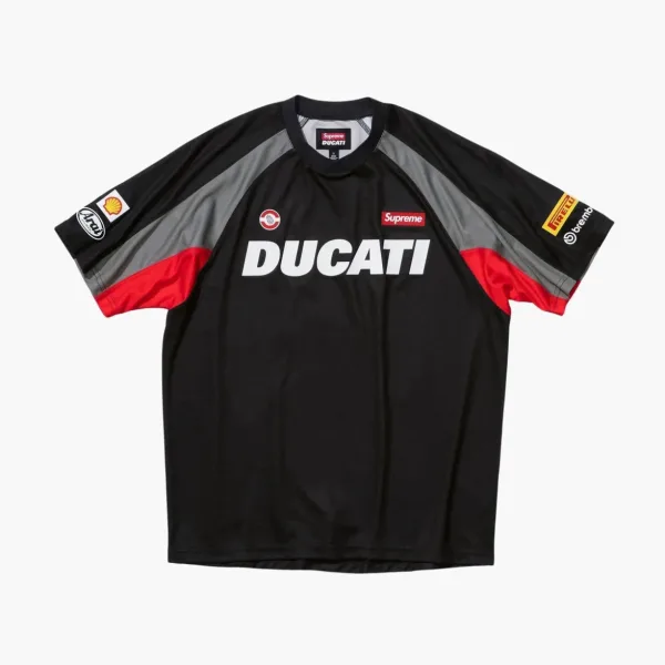 Supreme x Ducati Soccer Jersey Black