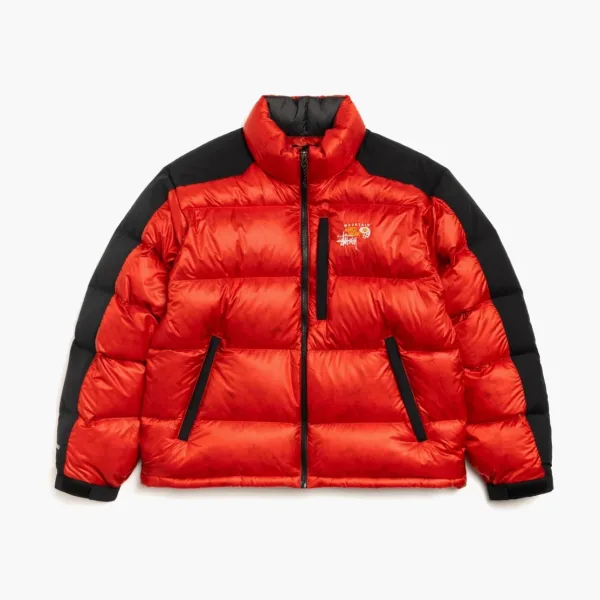 Stussy x Mountain Hardwear Subzero Down Jacket Desert Red