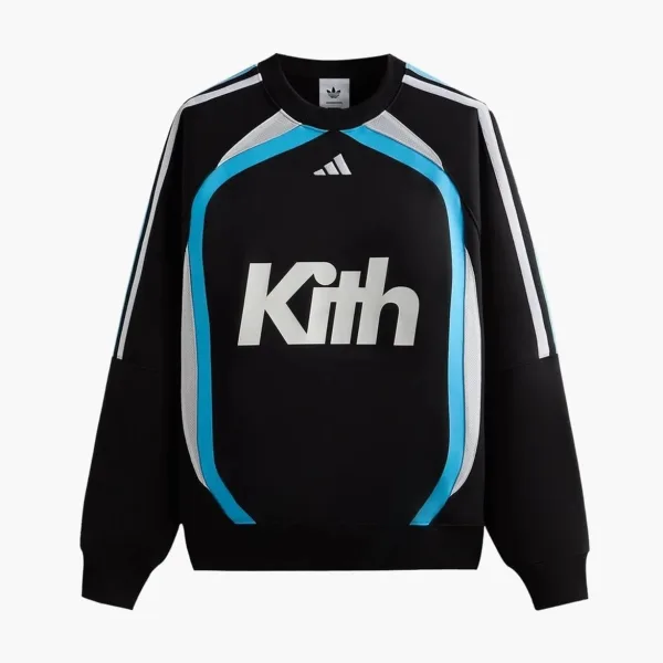 Kith x Adidas Football Crewneck Black