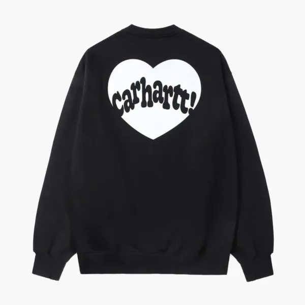 Carhartt WIP Heart Sweatshirt Black