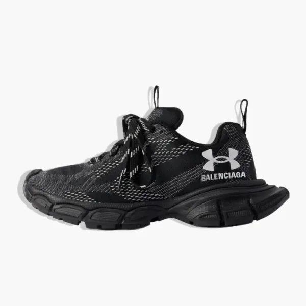 Balenciaga 3XL Knit Sneaker x Under Armour Black