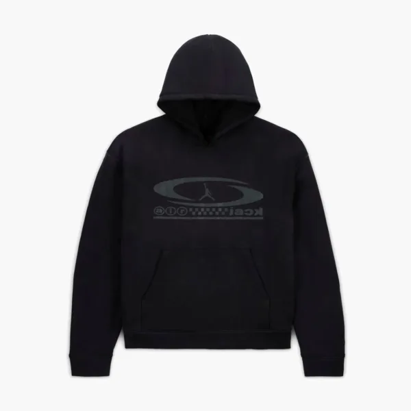 Air Jordan x Travis Scott Graphic Hoodie Black Grey