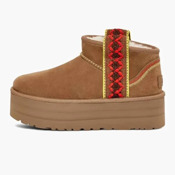 Wmns Classic Ultra Mini Platform 'Braid - Chestnut'