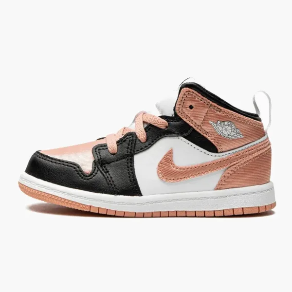 Air Jordan 1 Mid TD White Pink