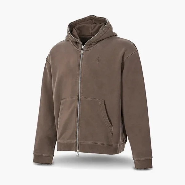 Air Jordan x Travis Scott Full-Zip Hoodie Palomino Brown