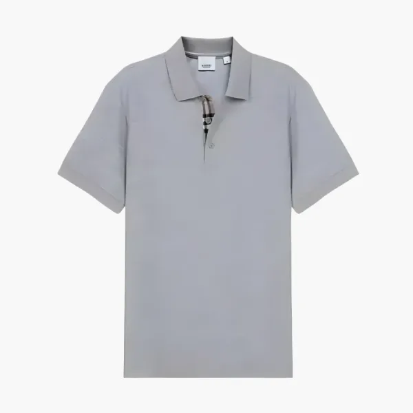 Burberry Polo Shirt Men's Gray