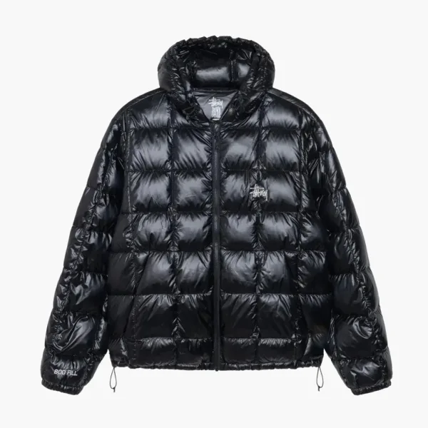 Stussy Midweight Hooded Puffer Black