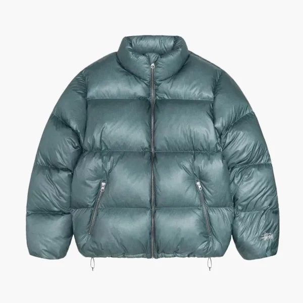 Stussy Down Puffer Parachute Ripstop Powder Blue