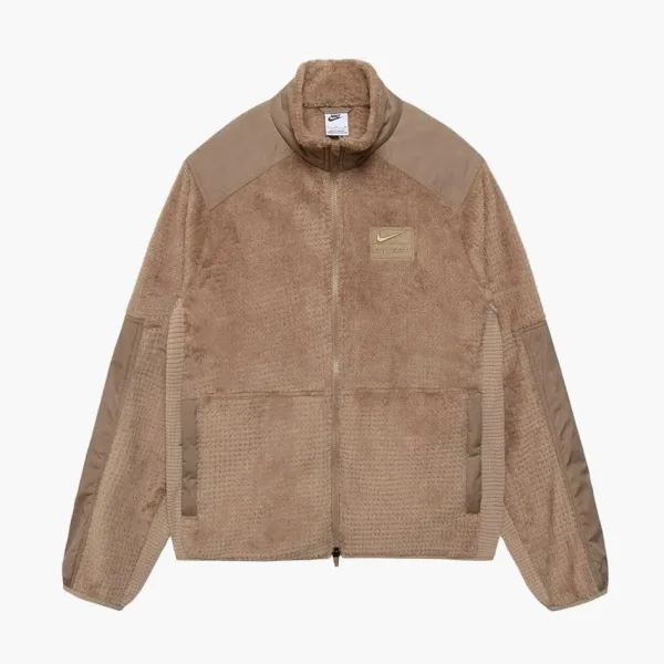 Stussy x Nike Full Zip Fleece Pine Nut