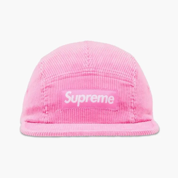 Supreme Corduroy Camp Cap Pink