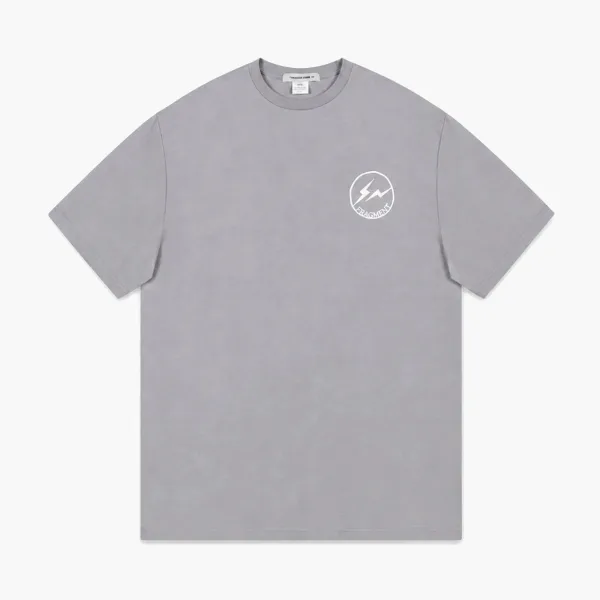 Fragment Design Lightning Bolt Logo Tee Grey