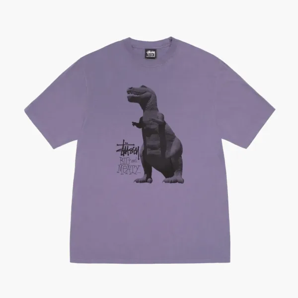 Stussy Big & Meaty Tee Pigment Dyed Grape