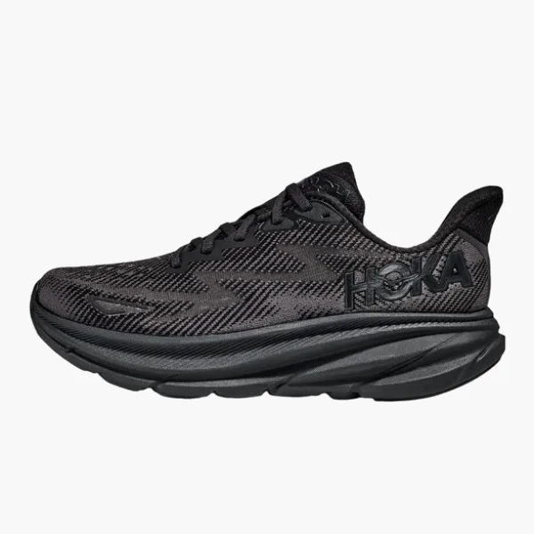HOKA Clifton 9 Wide 'Triple Black'