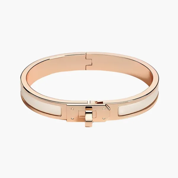 HERMES Mini Clic Kelly bracelet Rose Gold