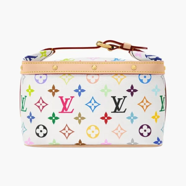 Louis Vuitton x Takashi Murakami Collaboration Cruiser Sansai Brand Monogram White