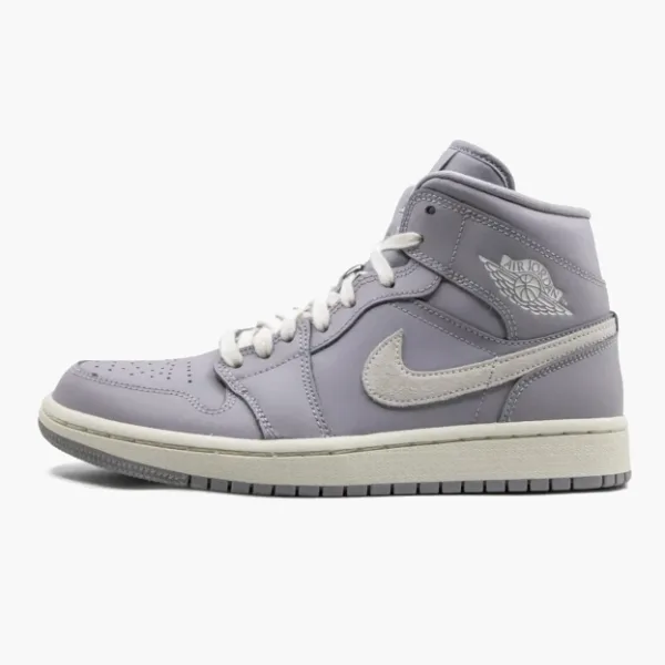 Air Jordan 1 Mid WMNS Grey Light Bone