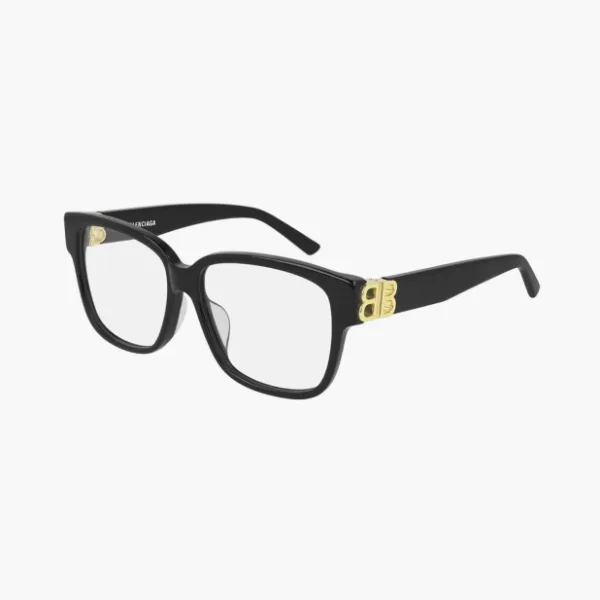 Balenciaga Dynasty Square Frame Glasses Black
