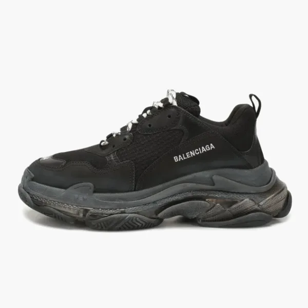 Balenciaga Triple S Clear Sole Black