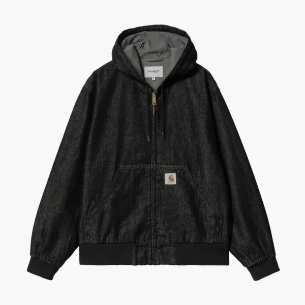 Carhartt WIP OG Active Hooded Jacket Black Aged Canvas