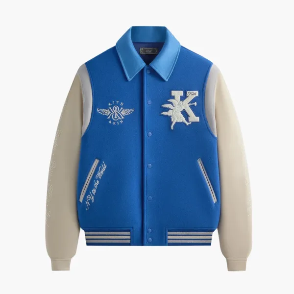 Kith Wool & Microsuede Varsity Jacket Cyclone