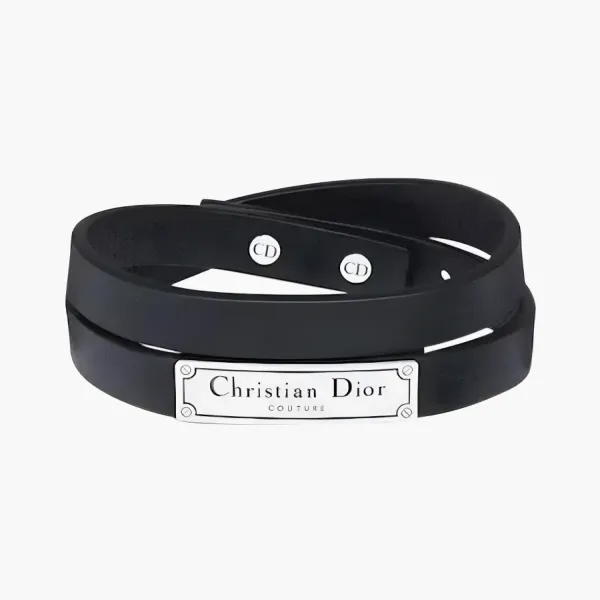 CHRISTIAN DIOR Bracelets Mens Black