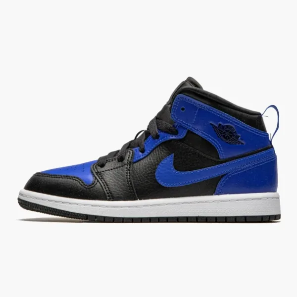Air Jordan 1 Mid PS Hyper Royal / Black Kids