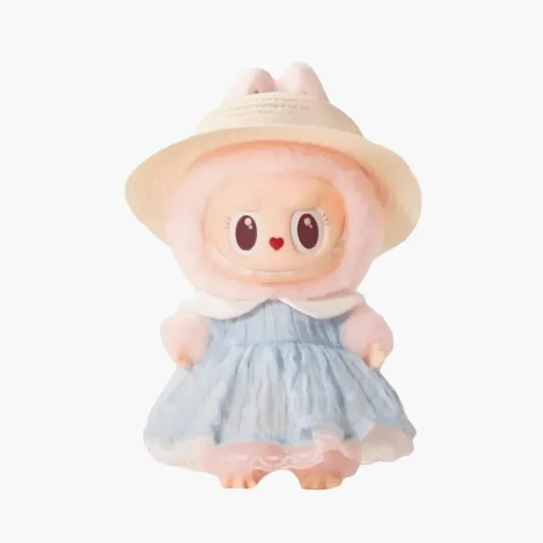 Pop Mart Labubu The Blue Diamon Summer Party Vinyl Plush Doll Pendant (17 СМ)