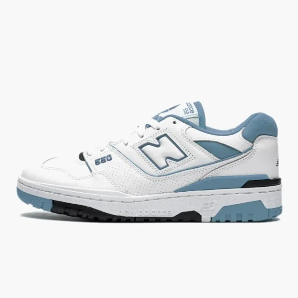 New Balance 550 Unc White University Blue