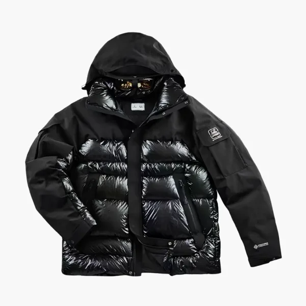 Spyder x C.P. Company 3L Gore-Tex Windstopper Puffer Jacket Black