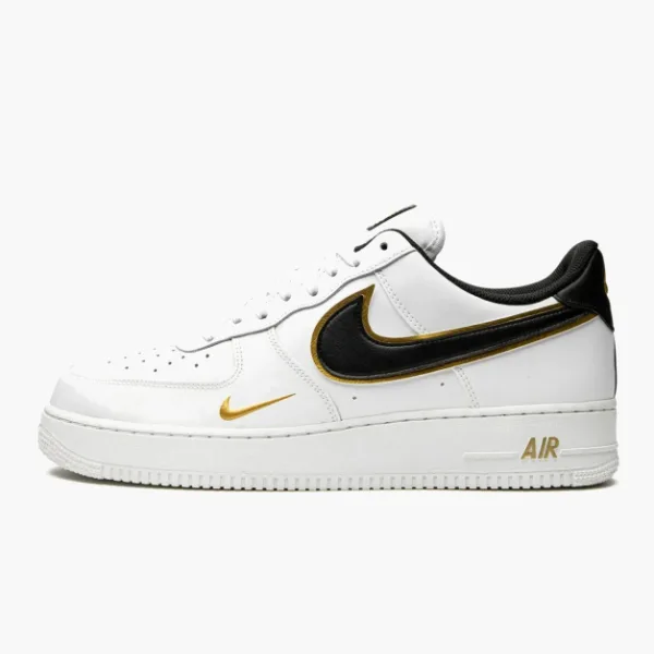 Nike Air Force 1 Low '07 Lv8 Double Swoosh - White Metallic Gold