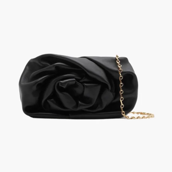 Burberry Rose Chain Clutch Black