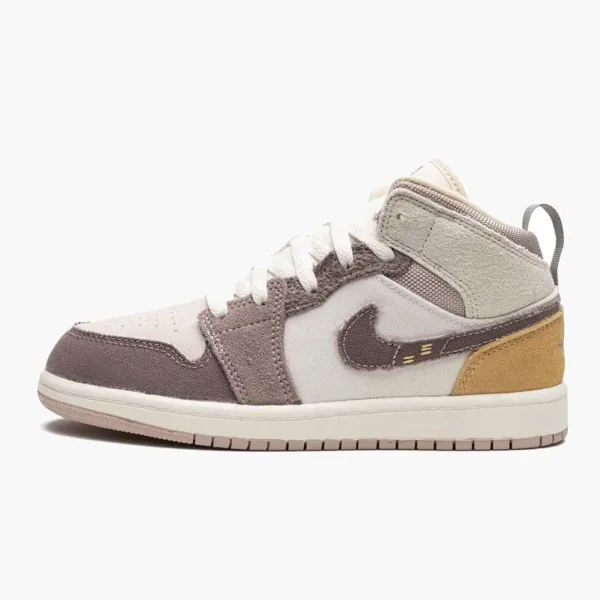 Air Jordan 1 Mid Craft SE PS Taupe Haze