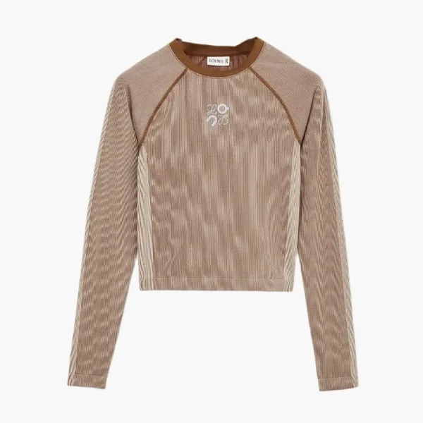 Loewe x On Long Sleeve Top Ivory